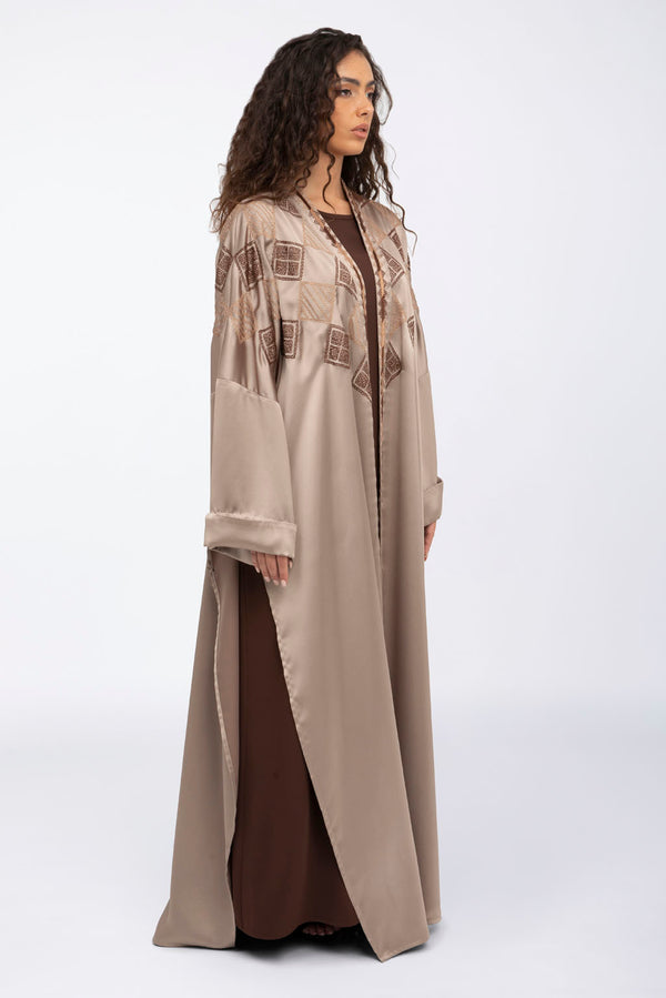 MCX2326 Paige Silken Reverie Kimono Abaya