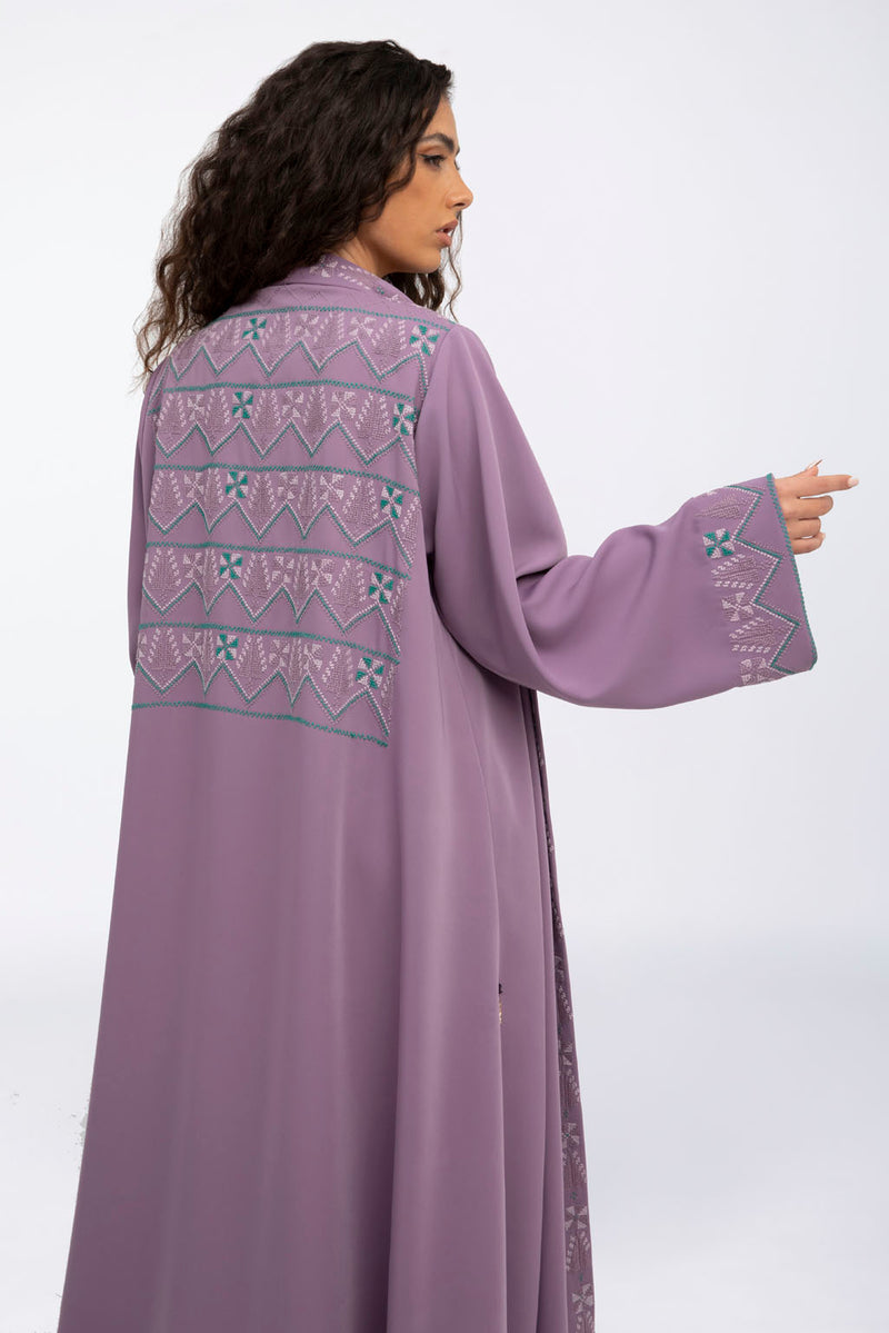 MCX2319 Sovereign Silk Elegance Abaya