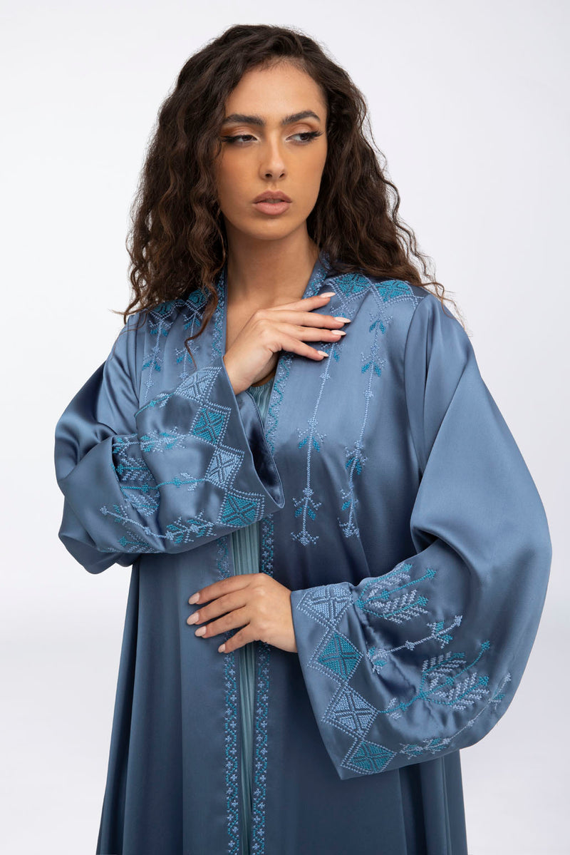MCX2324 Luxe Silk Abaya: A Masterpiece of Elegance