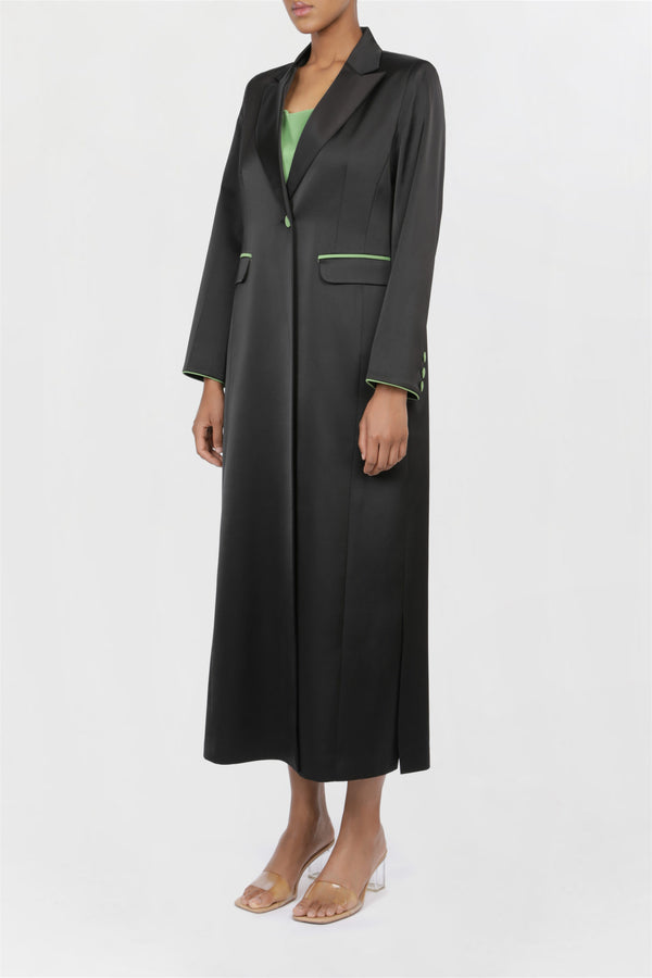 Chic Black and Green Suit ED22S01