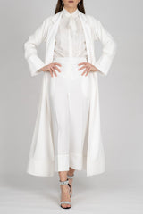 A-Line Travel Suit  White Color FC1922