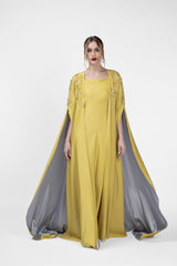 RMDHC2404 Illuminated Elegance Satin Silk Haute Couture Abaya