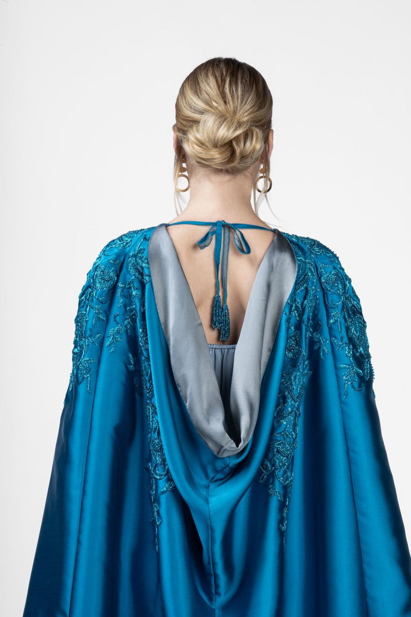 RMDHC2405 Infinite Blue Luxe Haute Couture Abaya